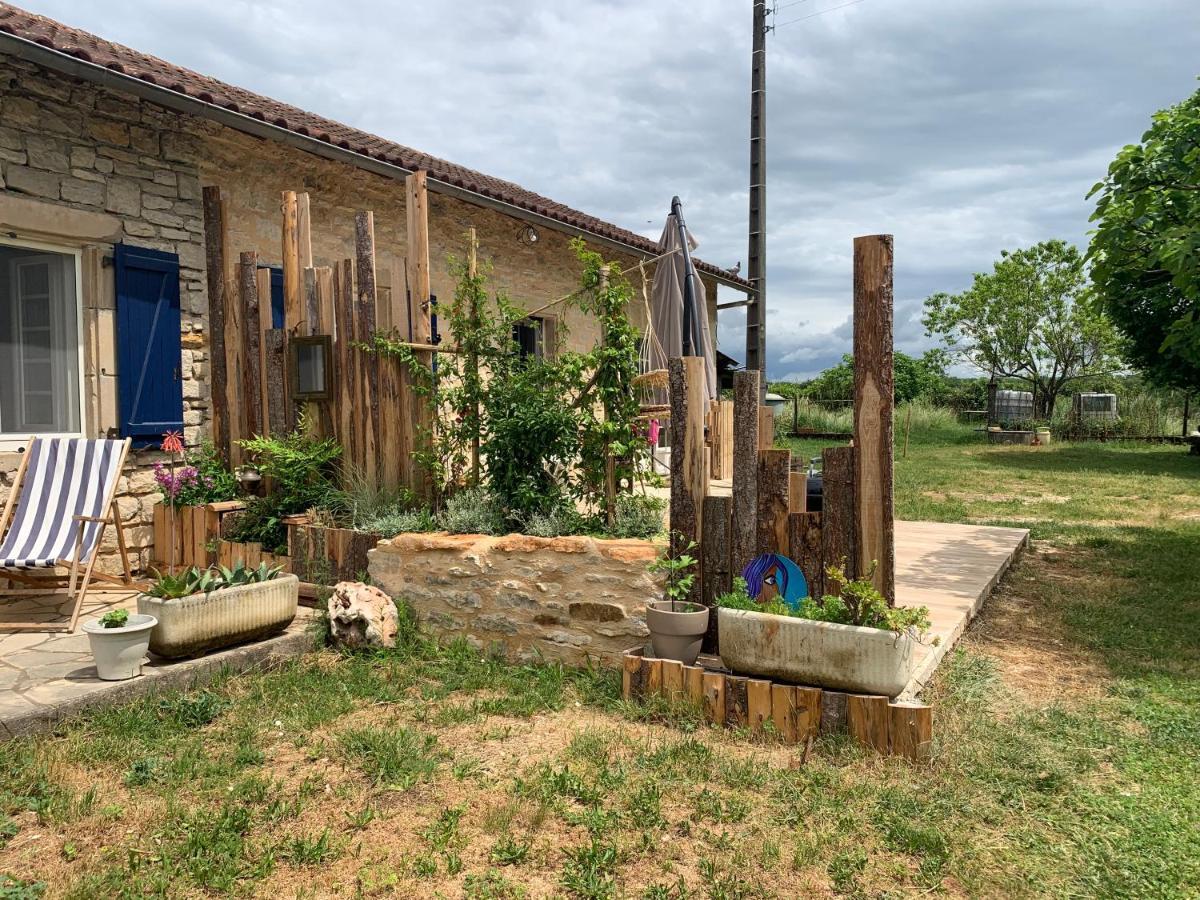 Gite La Longere Bleue Caylus Exteriör bild