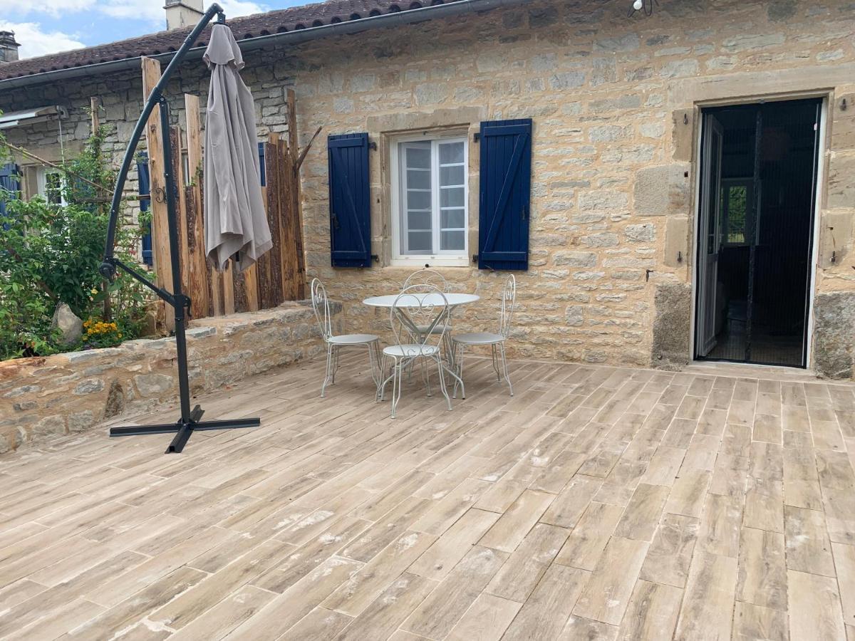 Gite La Longere Bleue Caylus Exteriör bild